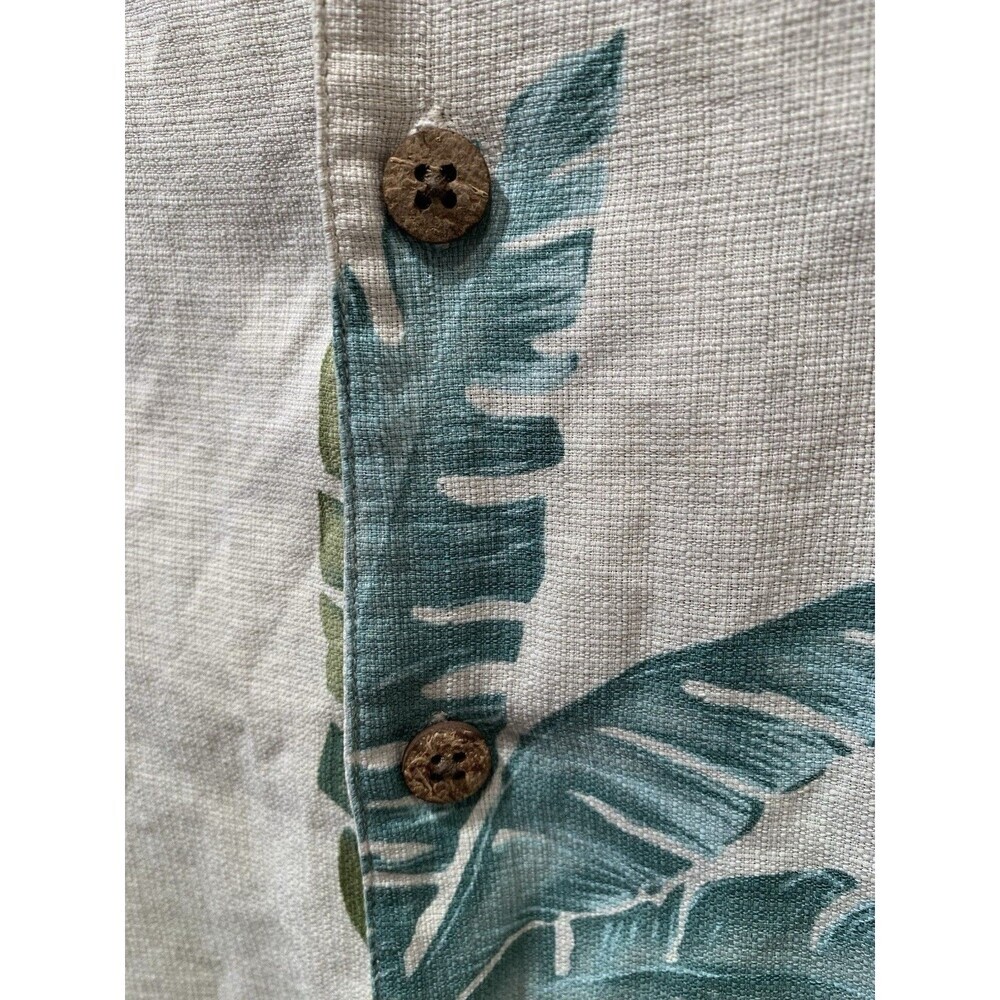 Island Shores Hawaiian Shirt Mens Large 100% Washable Silk Button Up Large - Picture 10 of 16